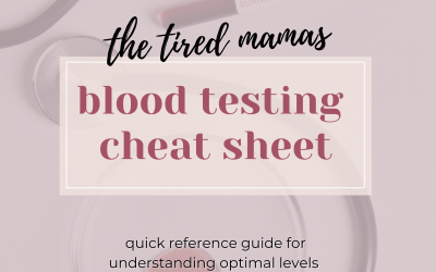 Blood Test Cheatsheet