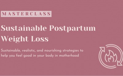 Sustainable Postpartum Weight Loss