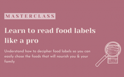 Learn to read food labels like a pro