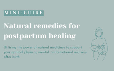 Natural remedies for postpartum